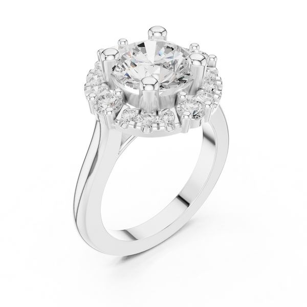Marigold Glow Lab Grown Diamond Custom Stack Band