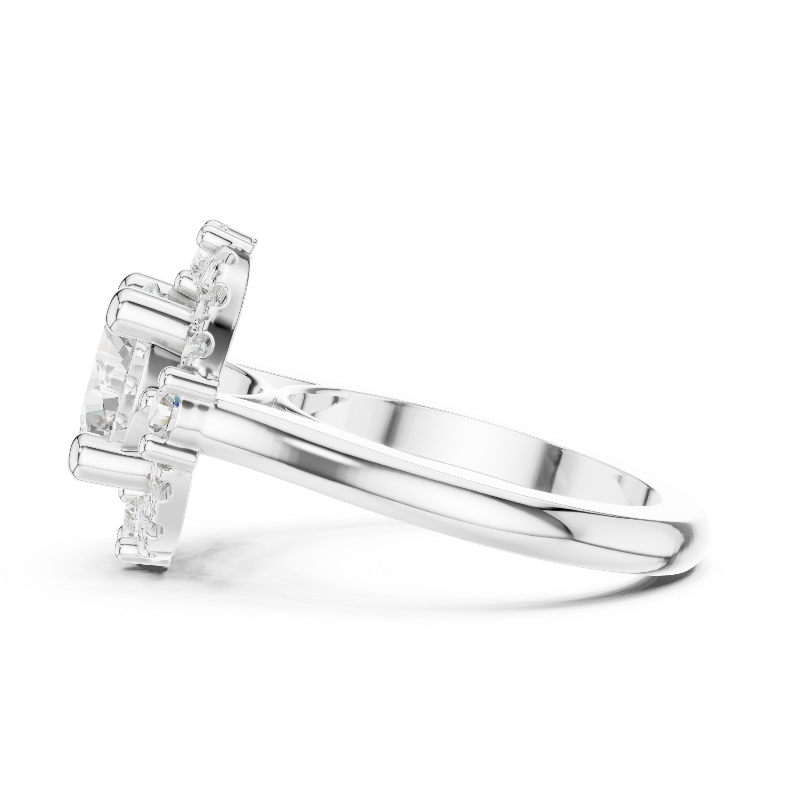 Marigold Glow Lab Grown Diamond Custom Stack Band