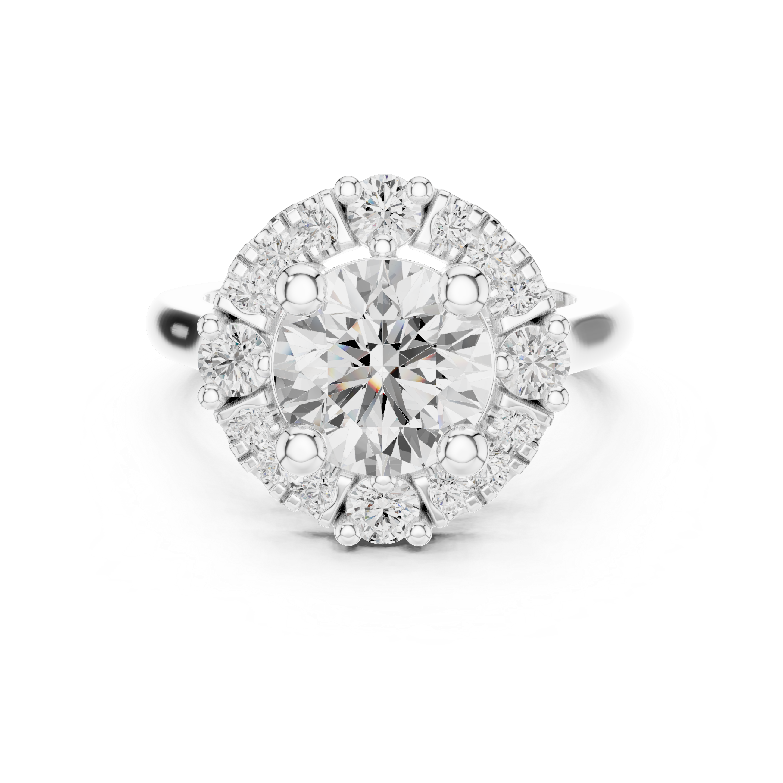 Marigold Glow Lab Grown Diamond Custom Stack Band