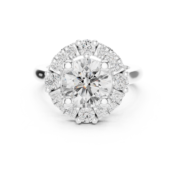 Marigold Glow Lab Grown Diamond Custom Stack Band