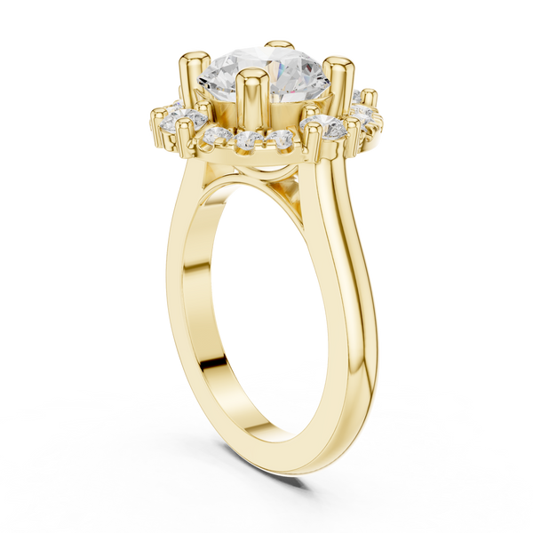 Marigold Glow Lab Grown Diamond Custom Stack Band