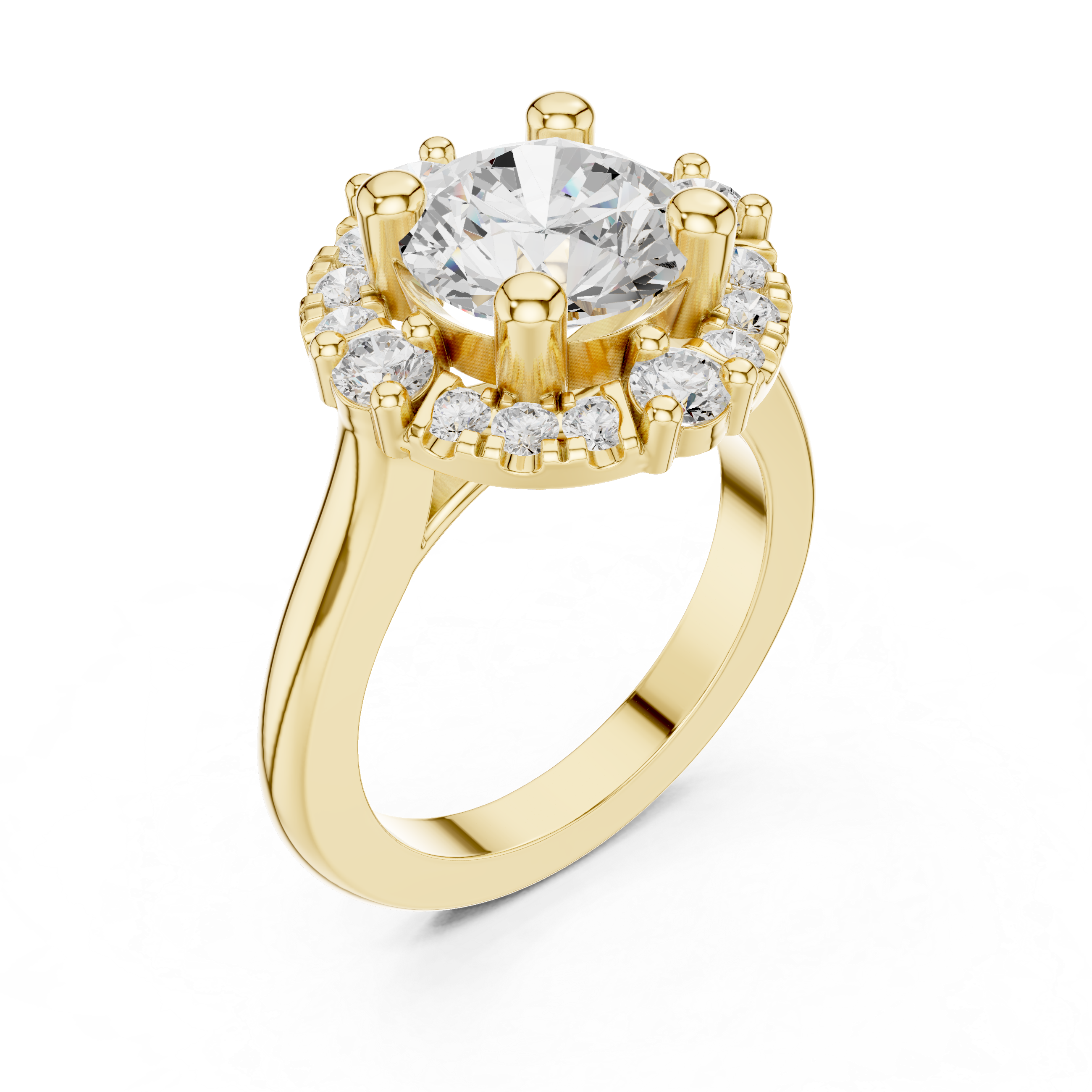Marigold Glow Lab Grown Diamond Custom Stack Band