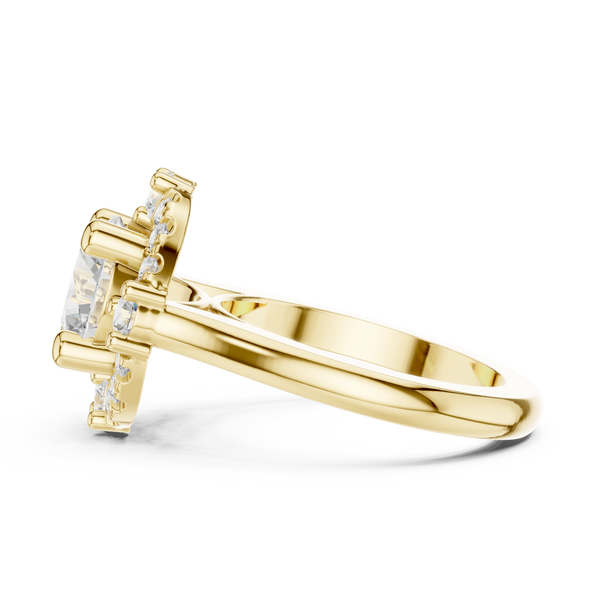 Marigold Glow Lab Grown Diamond Custom Stack Band
