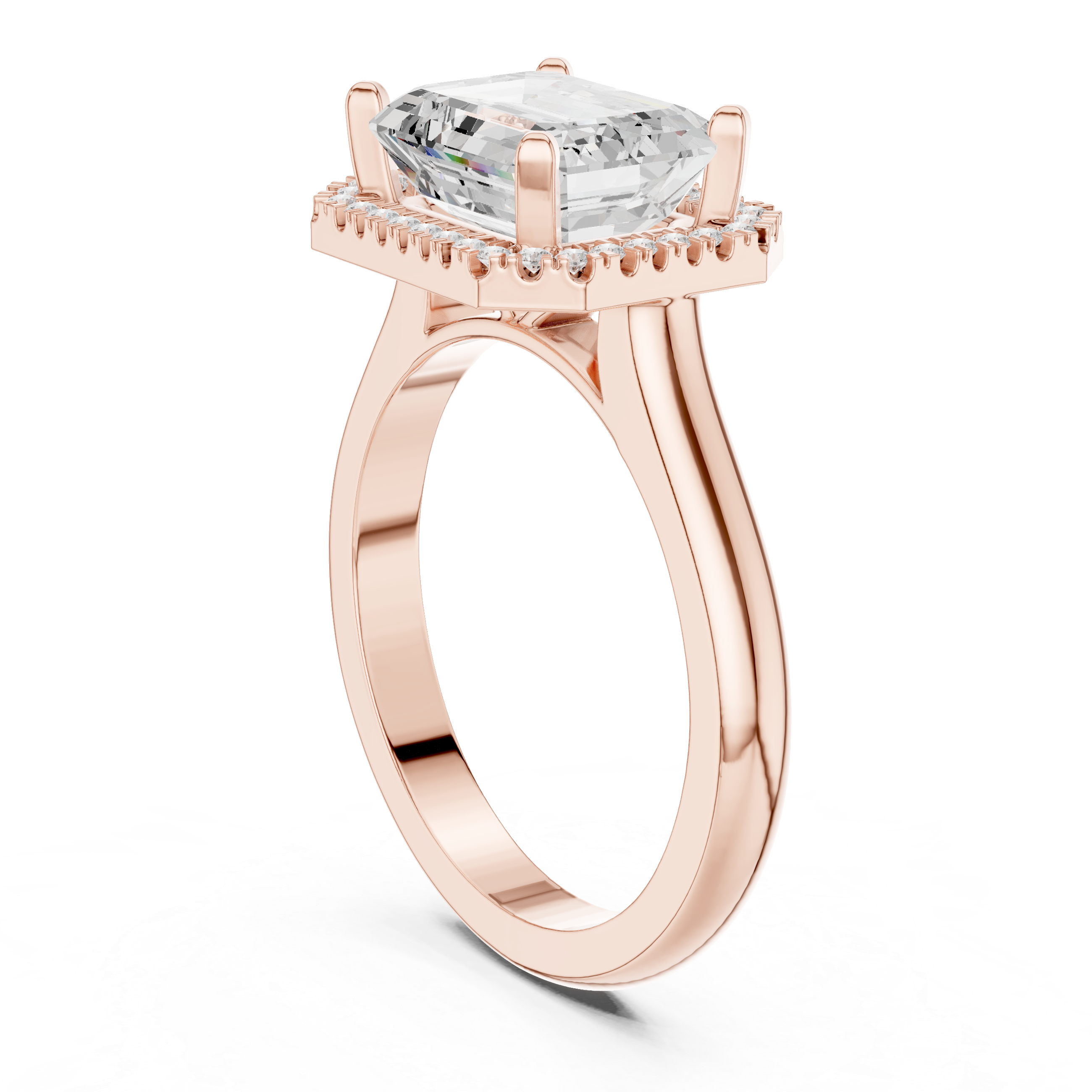 Peak Frost Lab Grown Diamond Cluster Band Ring