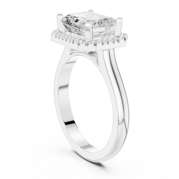 Peak Frost Lab Grown Diamond Cluster Band Ring
