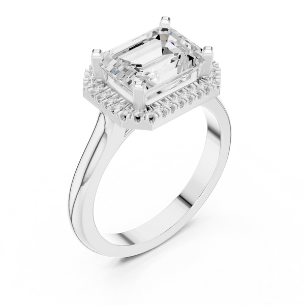 Peak Frost Lab Grown Diamond Cluster Band Ring
