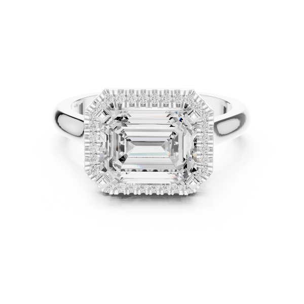 Peak Frost Lab Grown Diamond Cluster Band Ring