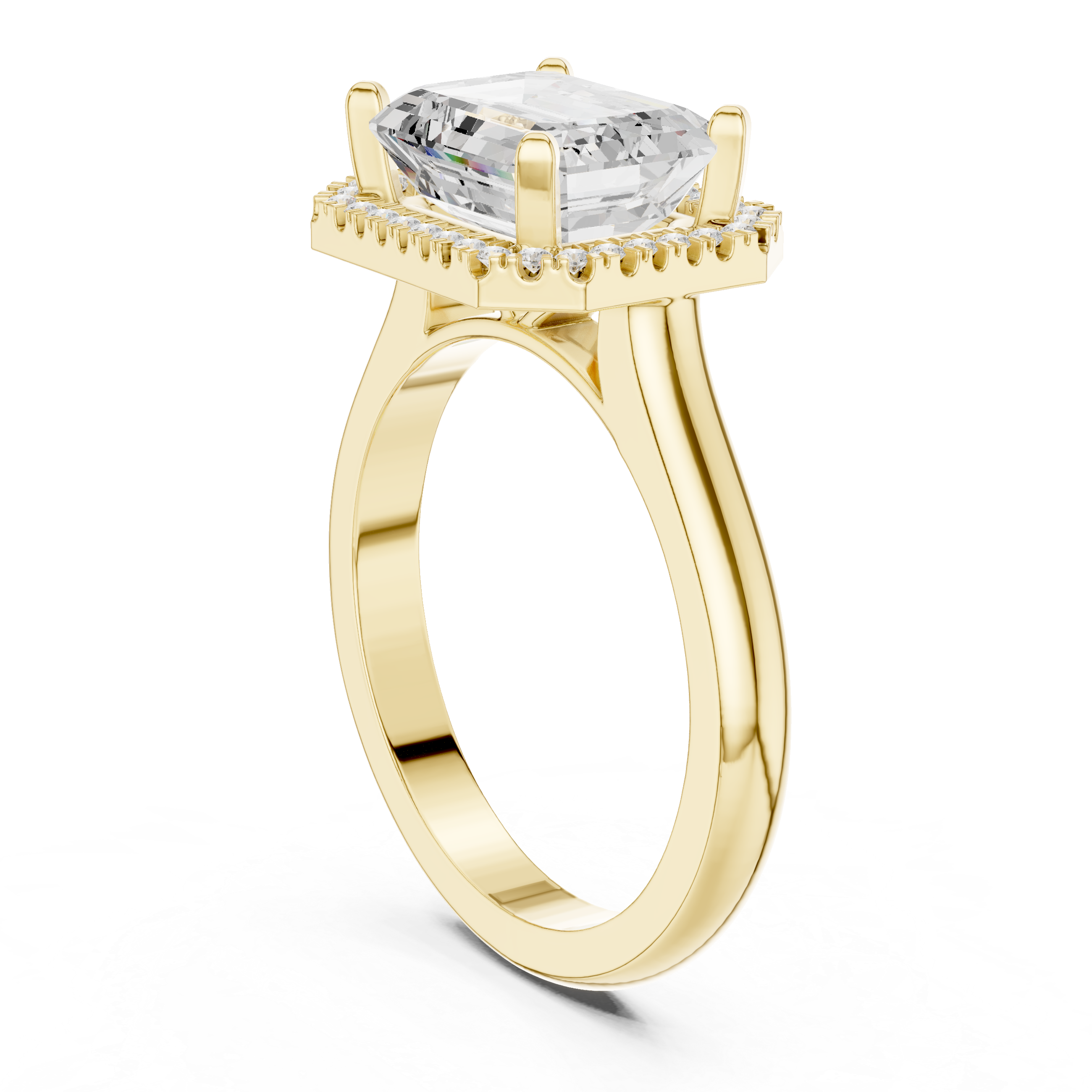 Peak Frost Lab Grown Diamond Cluster Band Ring