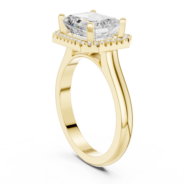 Peak Frost Lab Grown Diamond Cluster Band Ring