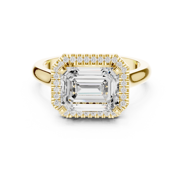 Peak Frost Lab Grown Diamond Cluster Band Ring