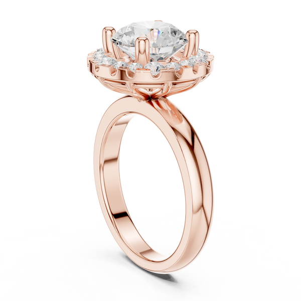 Honey Bee Lab Grown Diamond Teardrop Crown Ring