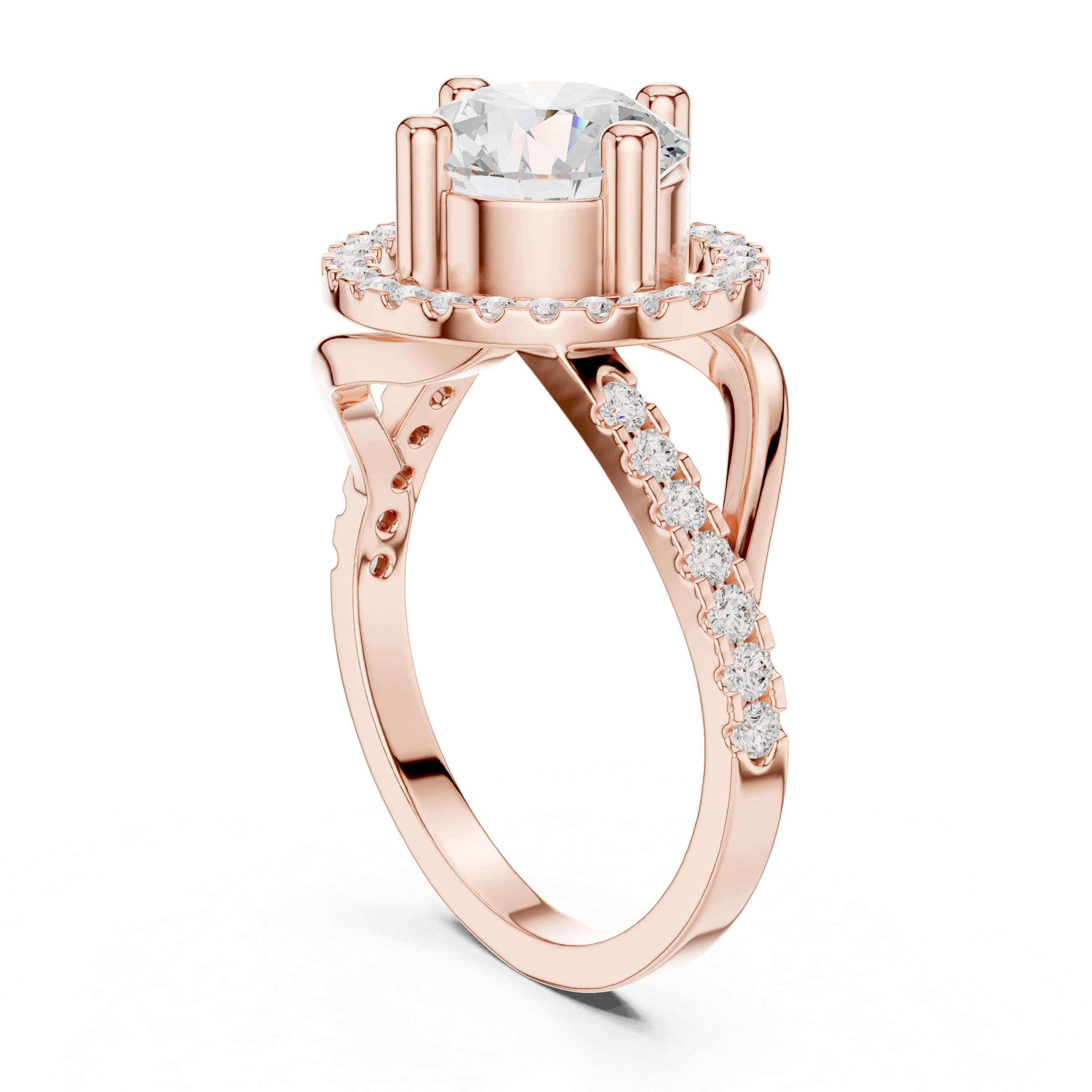 Tundra Moss Lab Grown Diamond Flush Signet Ring