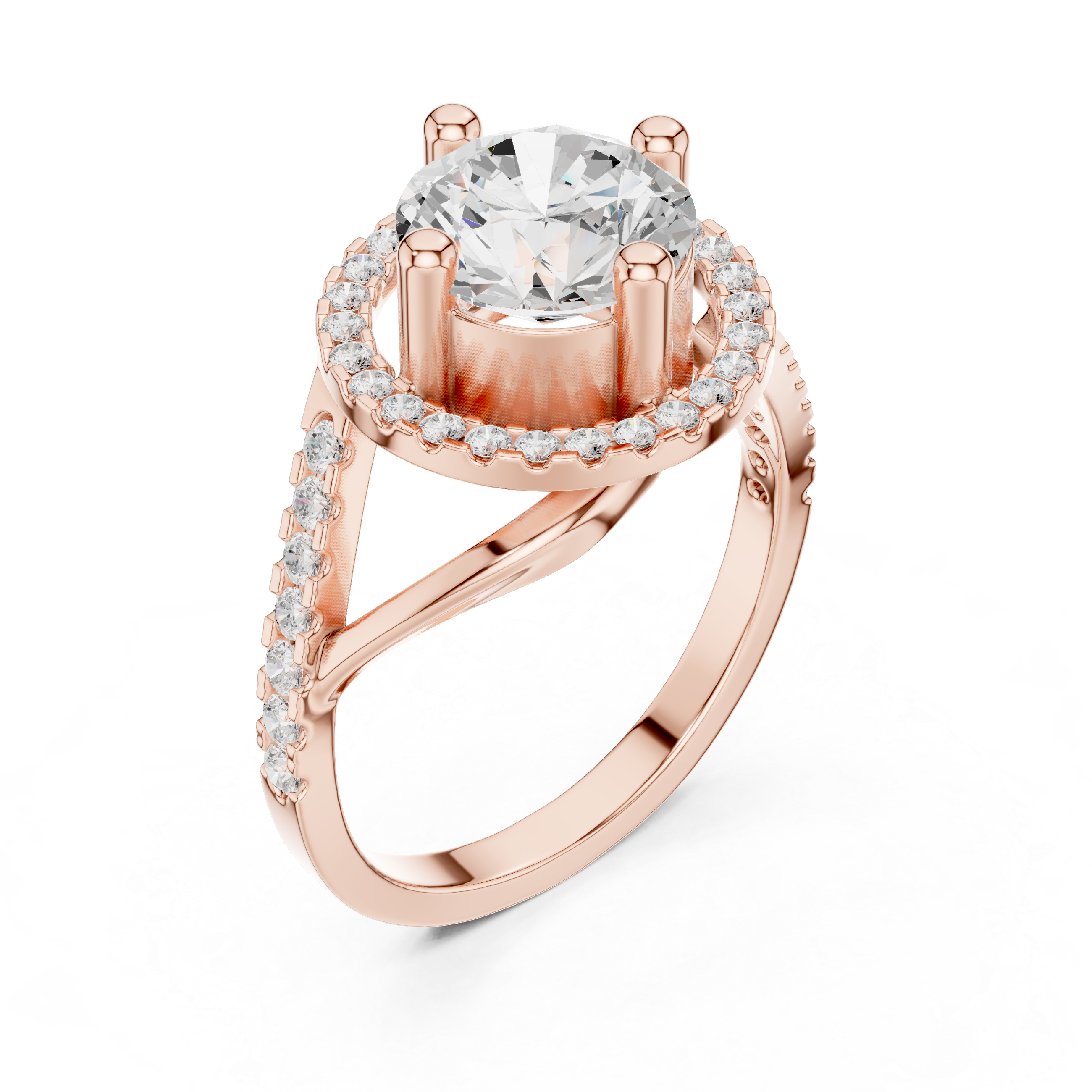 Tundra Moss Lab Grown Diamond Flush Signet Ring