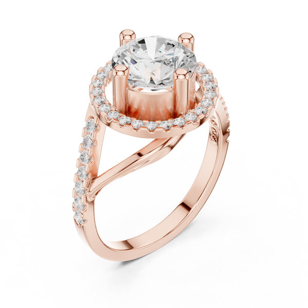 Tundra Moss Lab Grown Diamond Flush Signet Ring