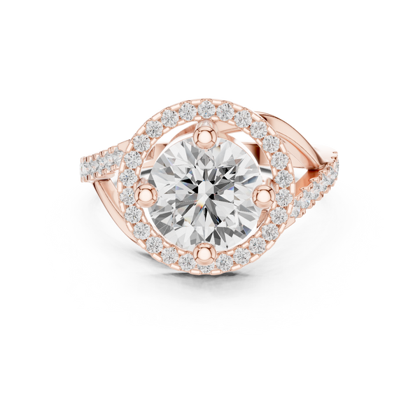 Tundra Moss Lab Grown Diamond Flush Signet Ring