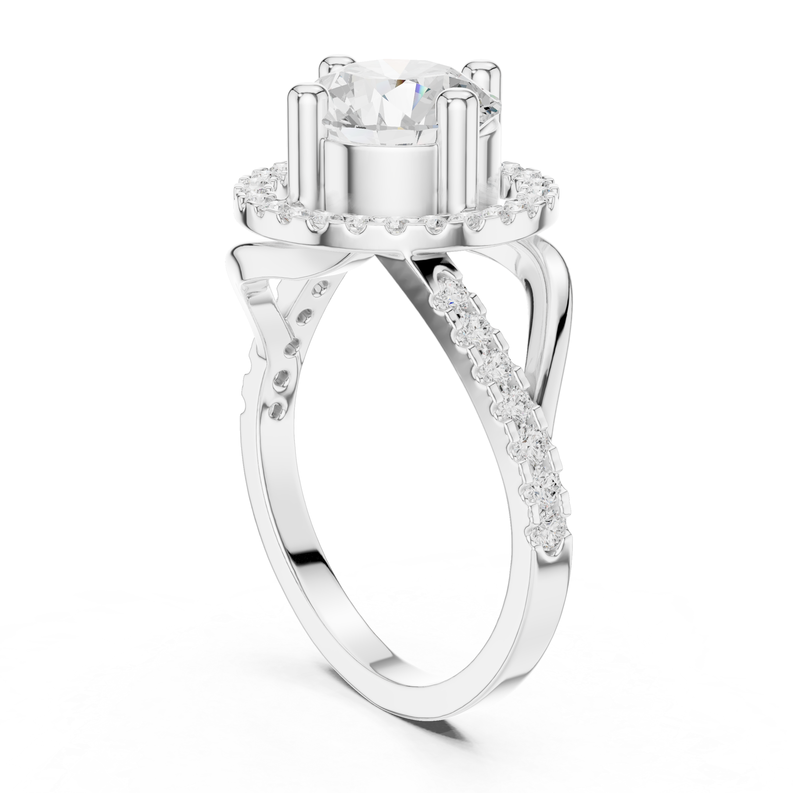 Tundra Moss Lab Grown Diamond Flush Signet Ring