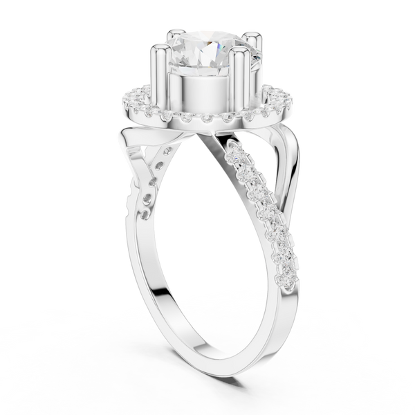 Tundra Moss Lab Grown Diamond Flush Signet Ring
