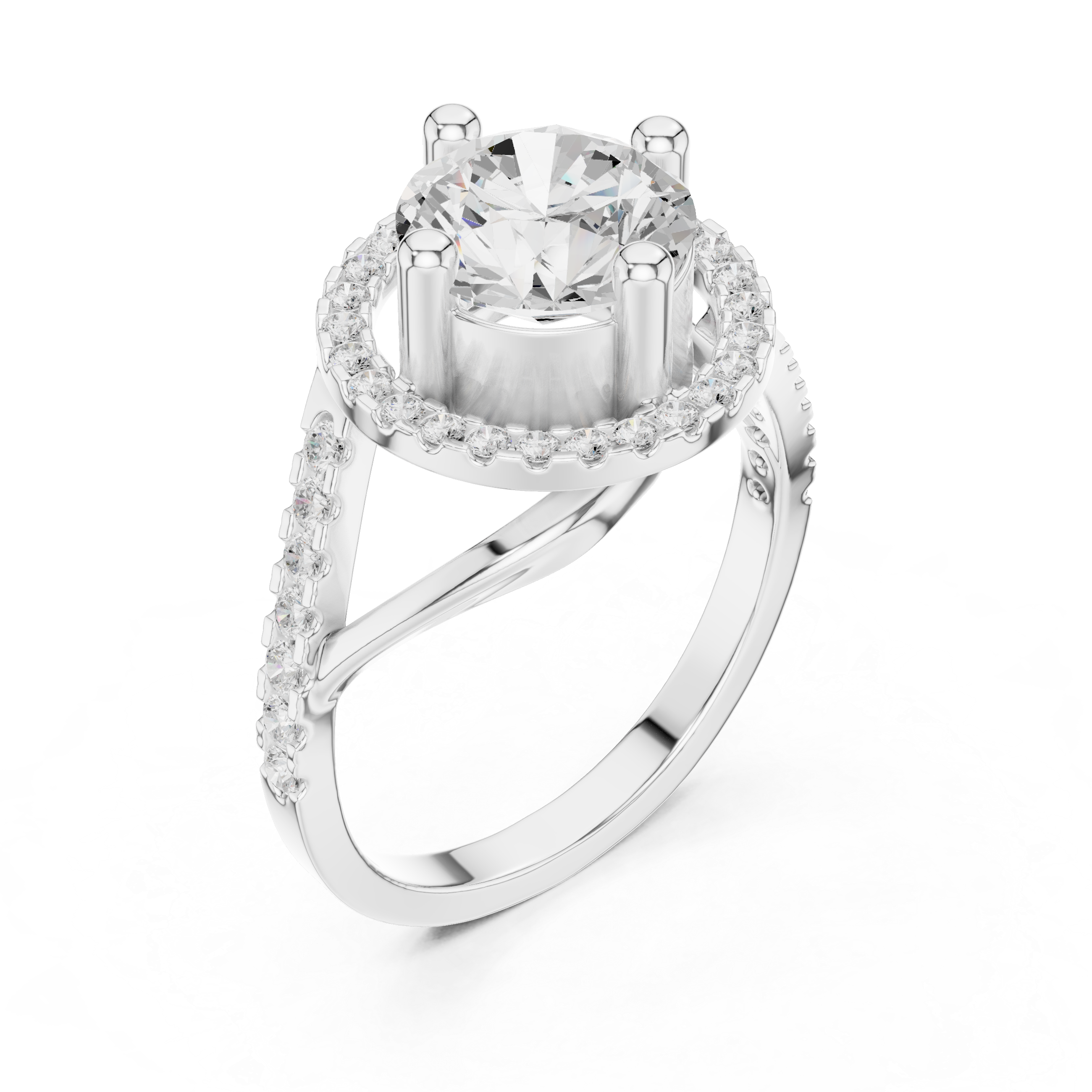 Tundra Moss Lab Grown Diamond Flush Signet Ring
