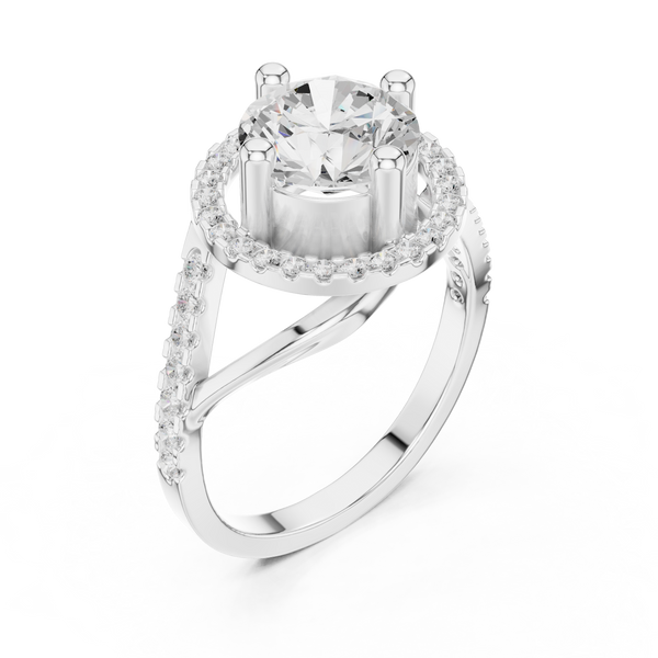 Tundra Moss Lab Grown Diamond Flush Signet Ring