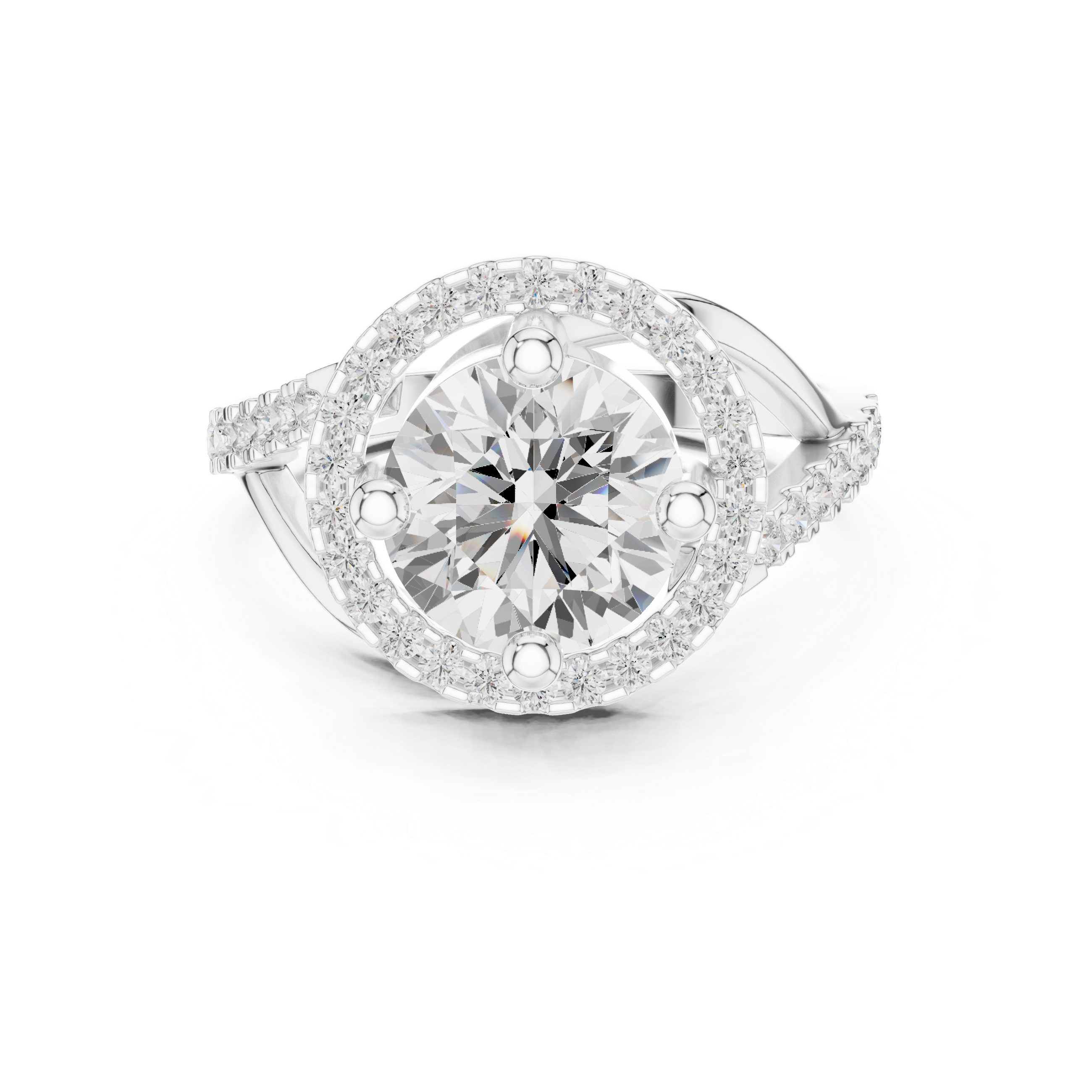 Tundra Moss Lab Grown Diamond Flush Signet Ring