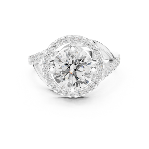 Tundra Moss Lab Grown Diamond Flush Signet Ring
