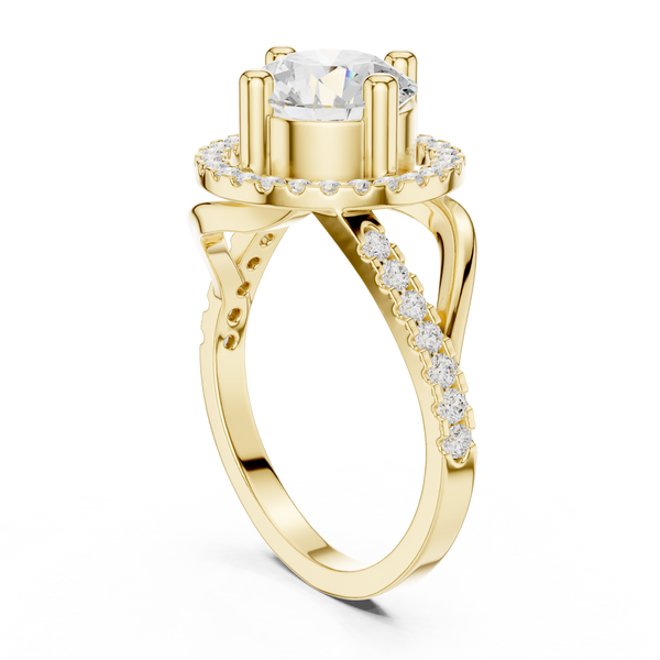 Tundra Moss Lab Grown Diamond Flush Signet Ring