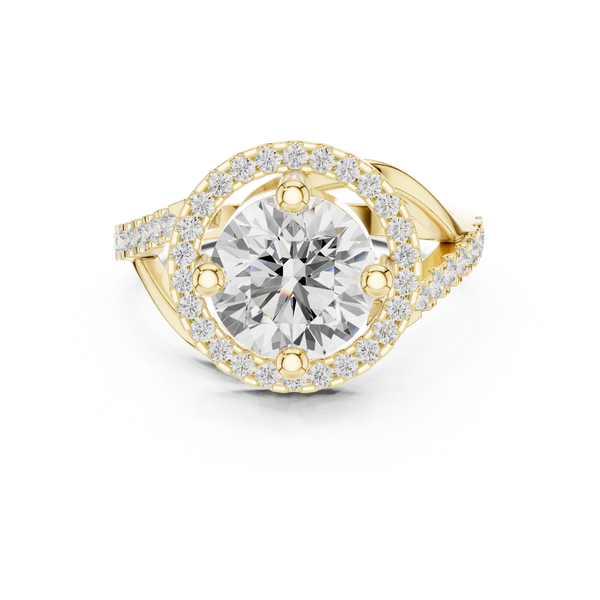 Tundra Moss Lab Grown Diamond Flush Signet Ring