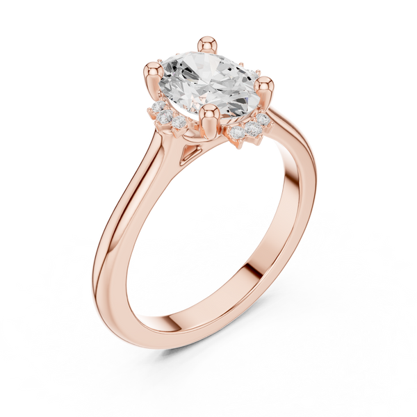 Moorland Glow Lab Grown Diamond Offset Art Ring