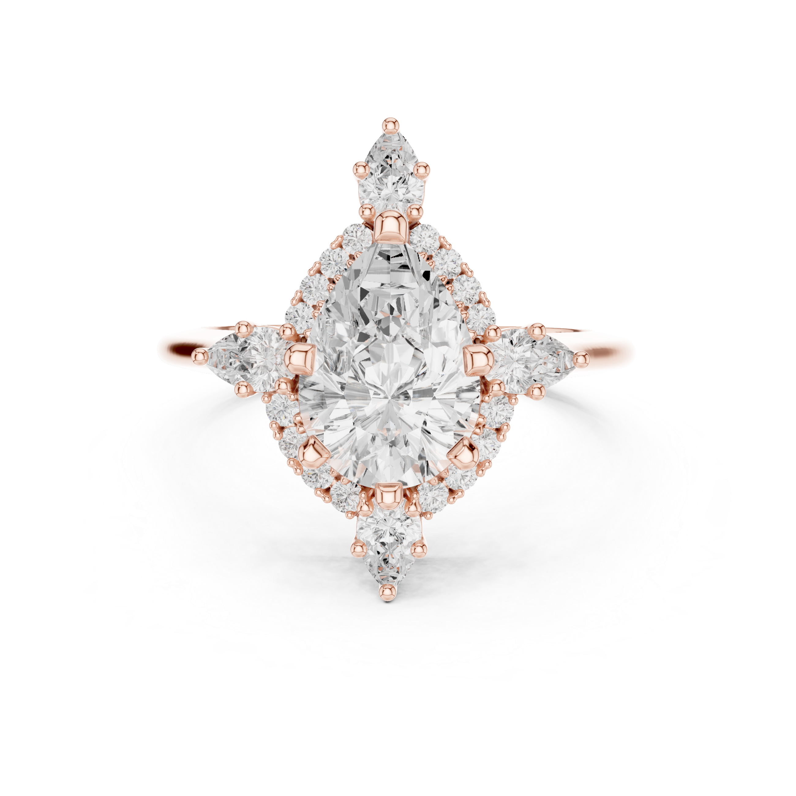 Prim Rose Lab Grown Diamond Hidden Basket Ring
