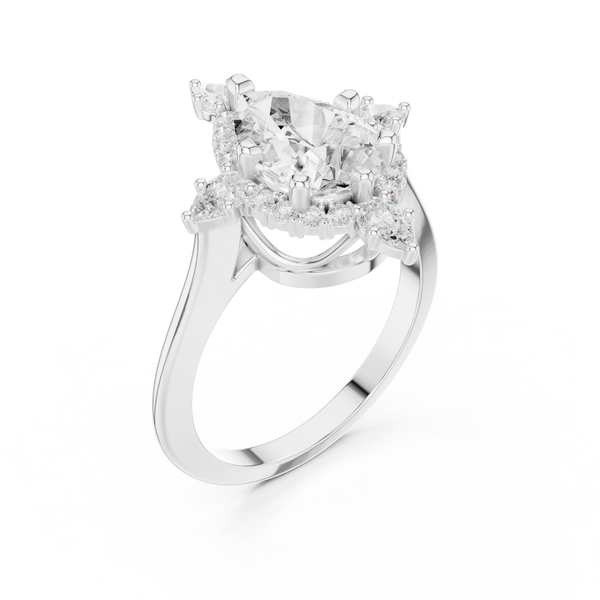 Prim Rose Lab Grown Diamond Hidden Basket Ring