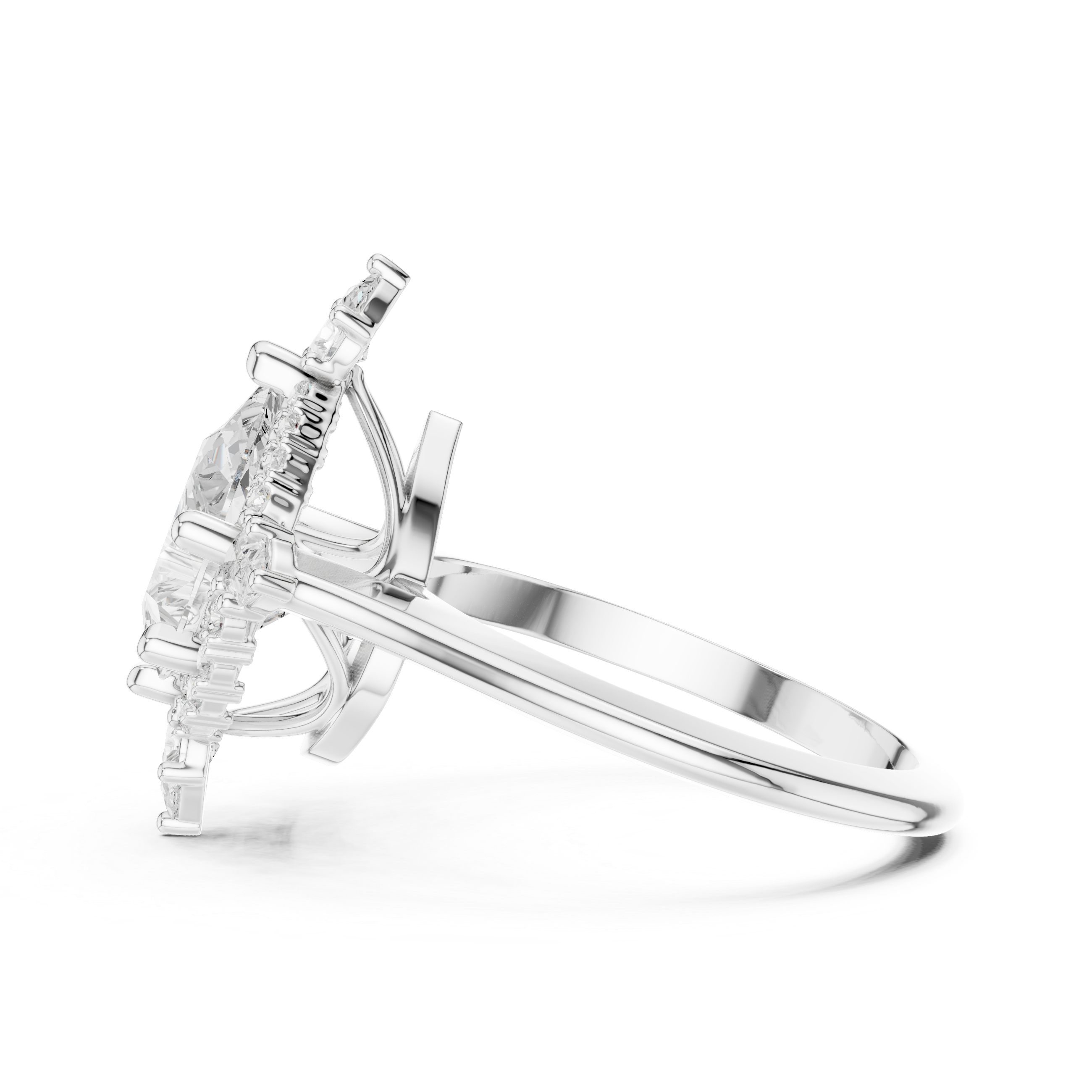 Prim Rose Lab Grown Diamond Hidden Basket Ring