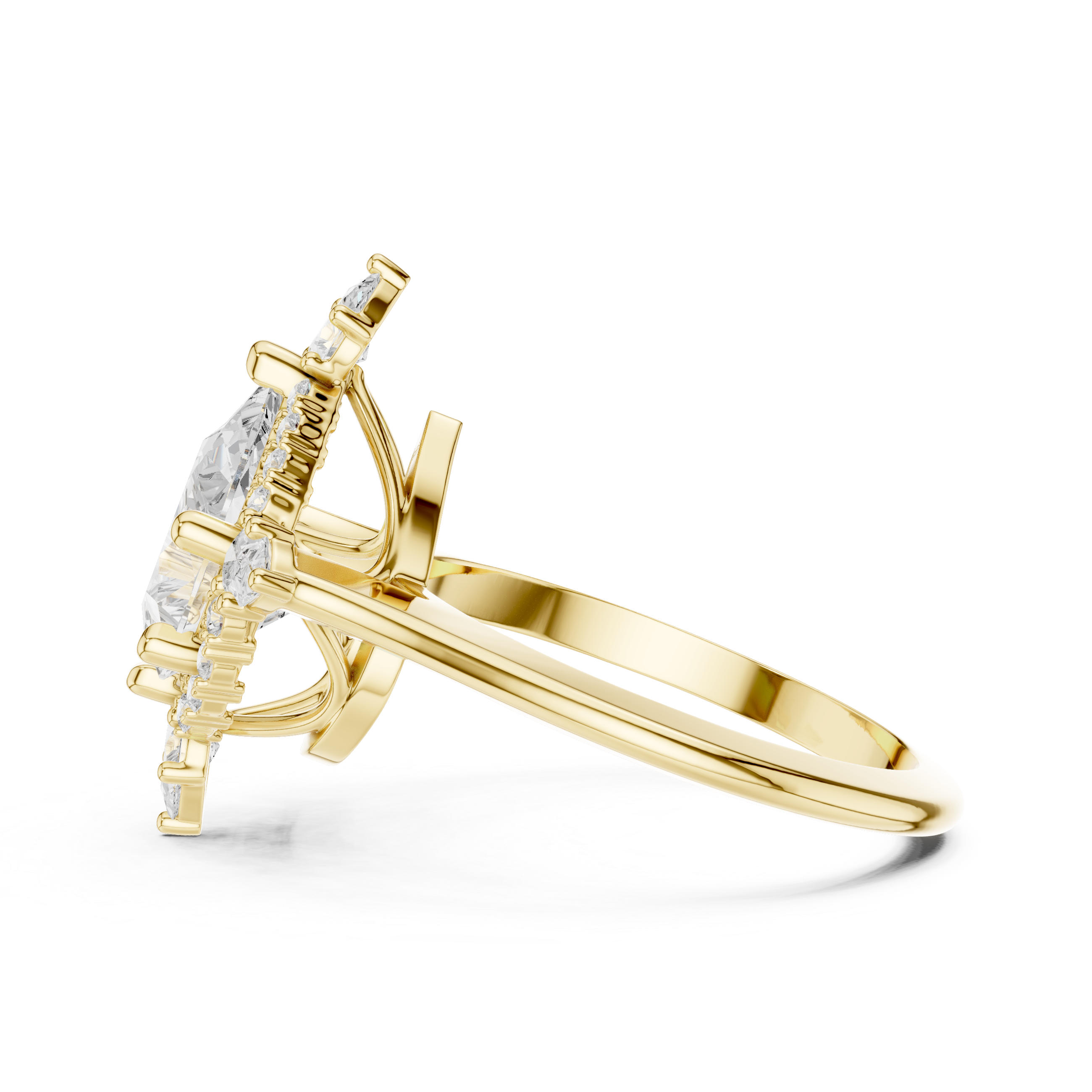Prim Rose Lab Grown Diamond Hidden Basket Ring