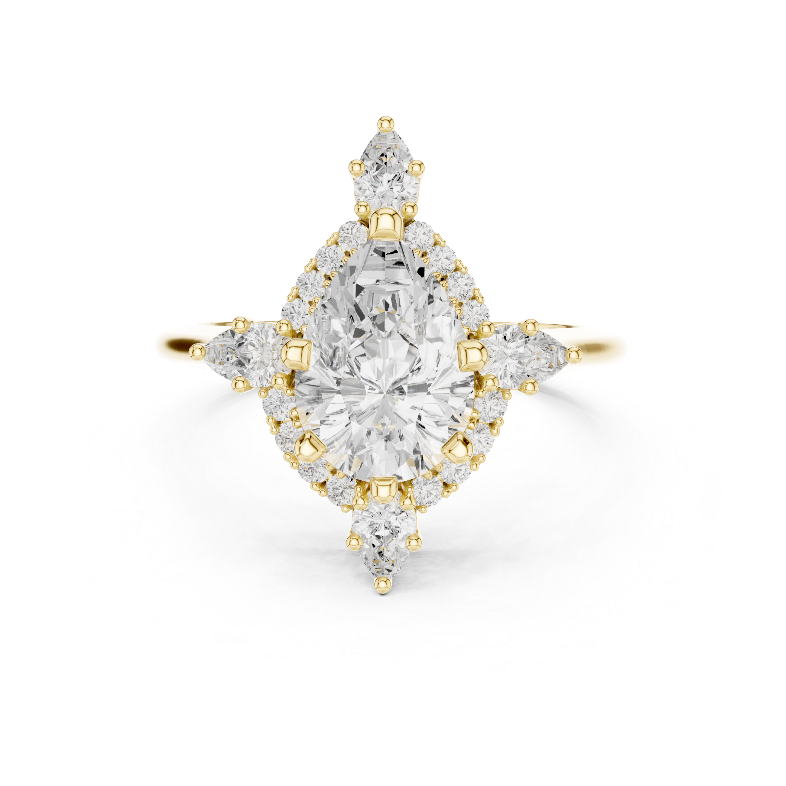 Prim Rose Lab Grown Diamond Hidden Basket Ring