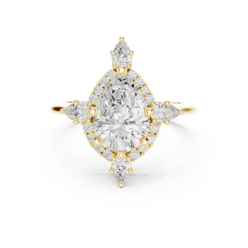 Prim Rose Lab Grown Diamond Hidden Basket Ring