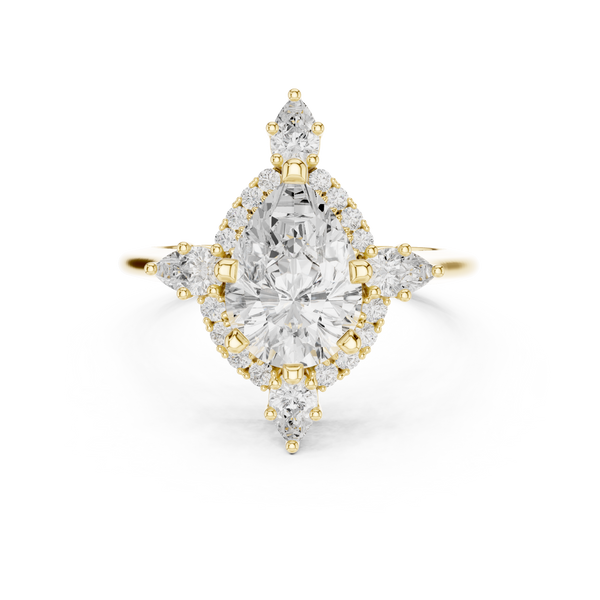 Prim Rose Lab Grown Diamond Hidden Basket Ring