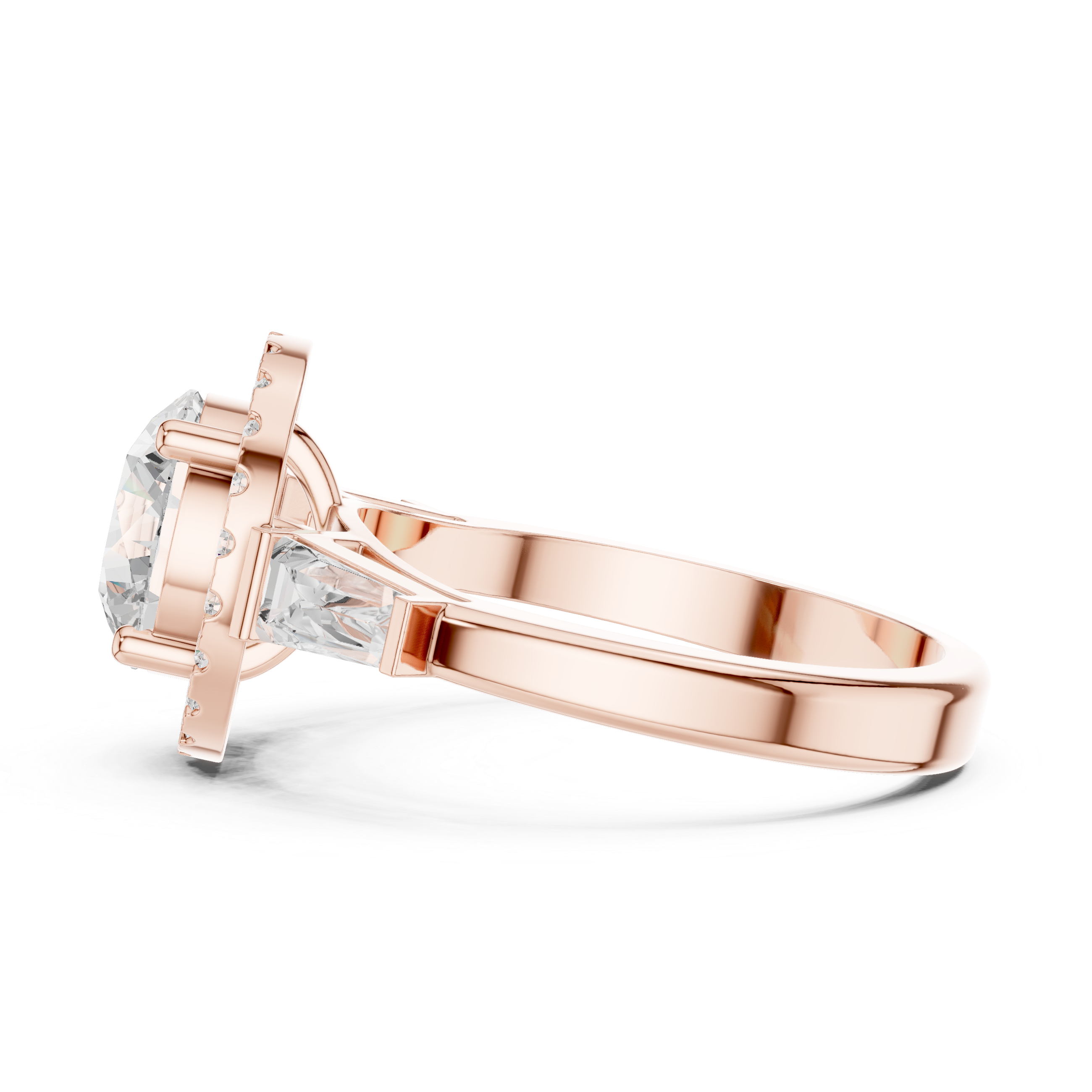 Iris Bloom Lab Grown Diamond Elevated Wire Ring