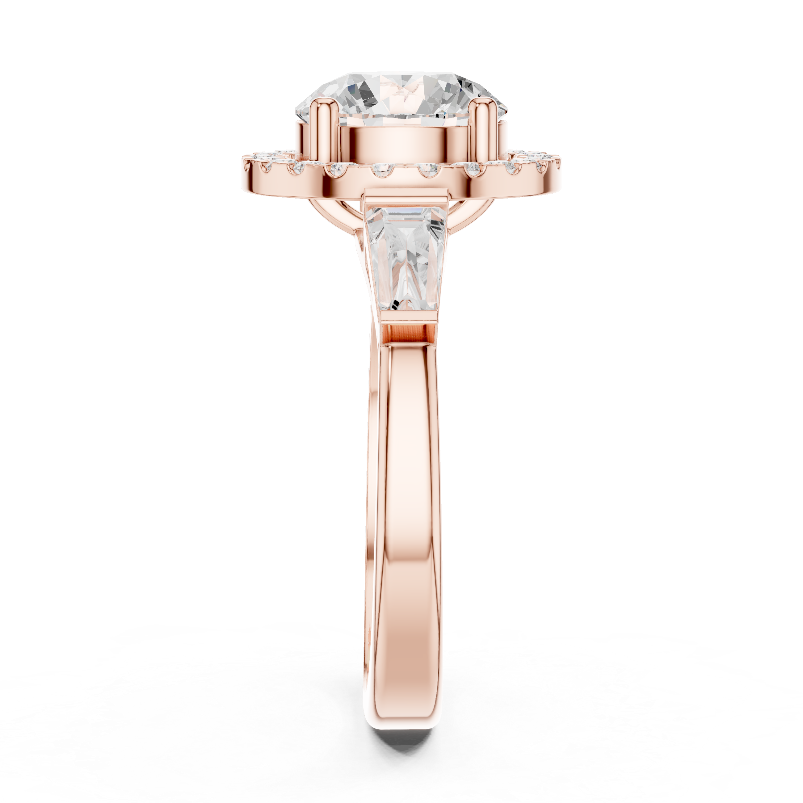 Iris Bloom Lab Grown Diamond Elevated Wire Ring