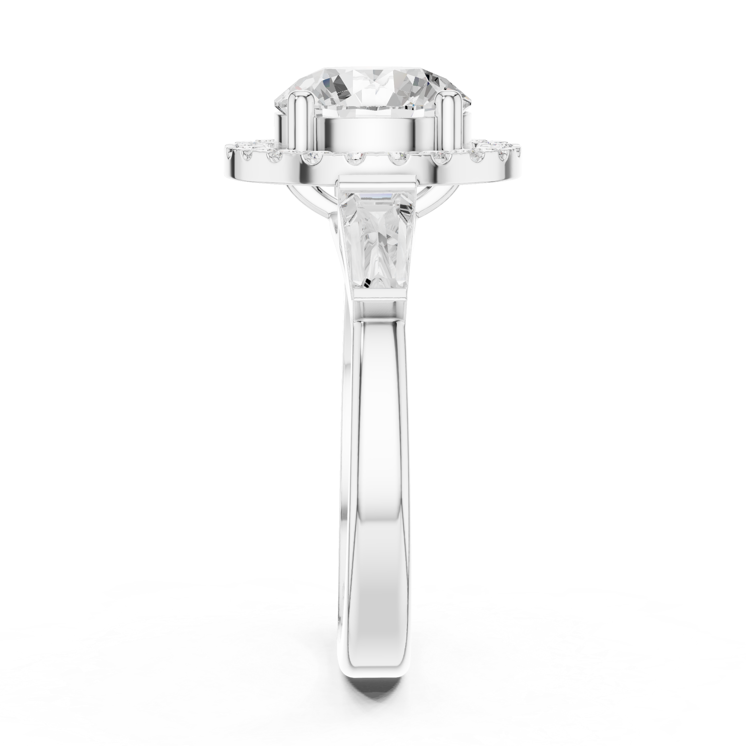 Iris Bloom Lab Grown Diamond Elevated Wire Ring