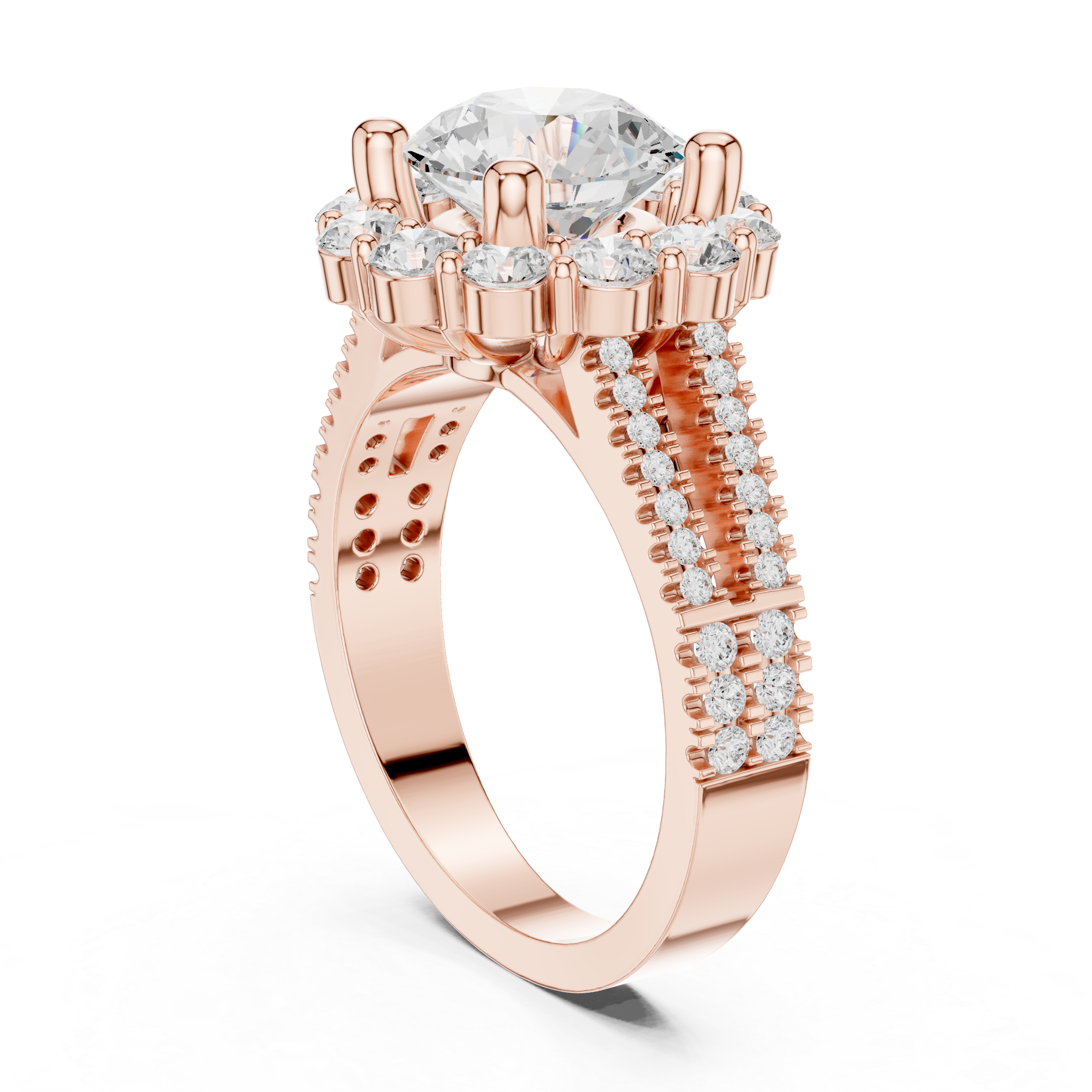 Highland Crest Lab Grown Diamond Channel Band