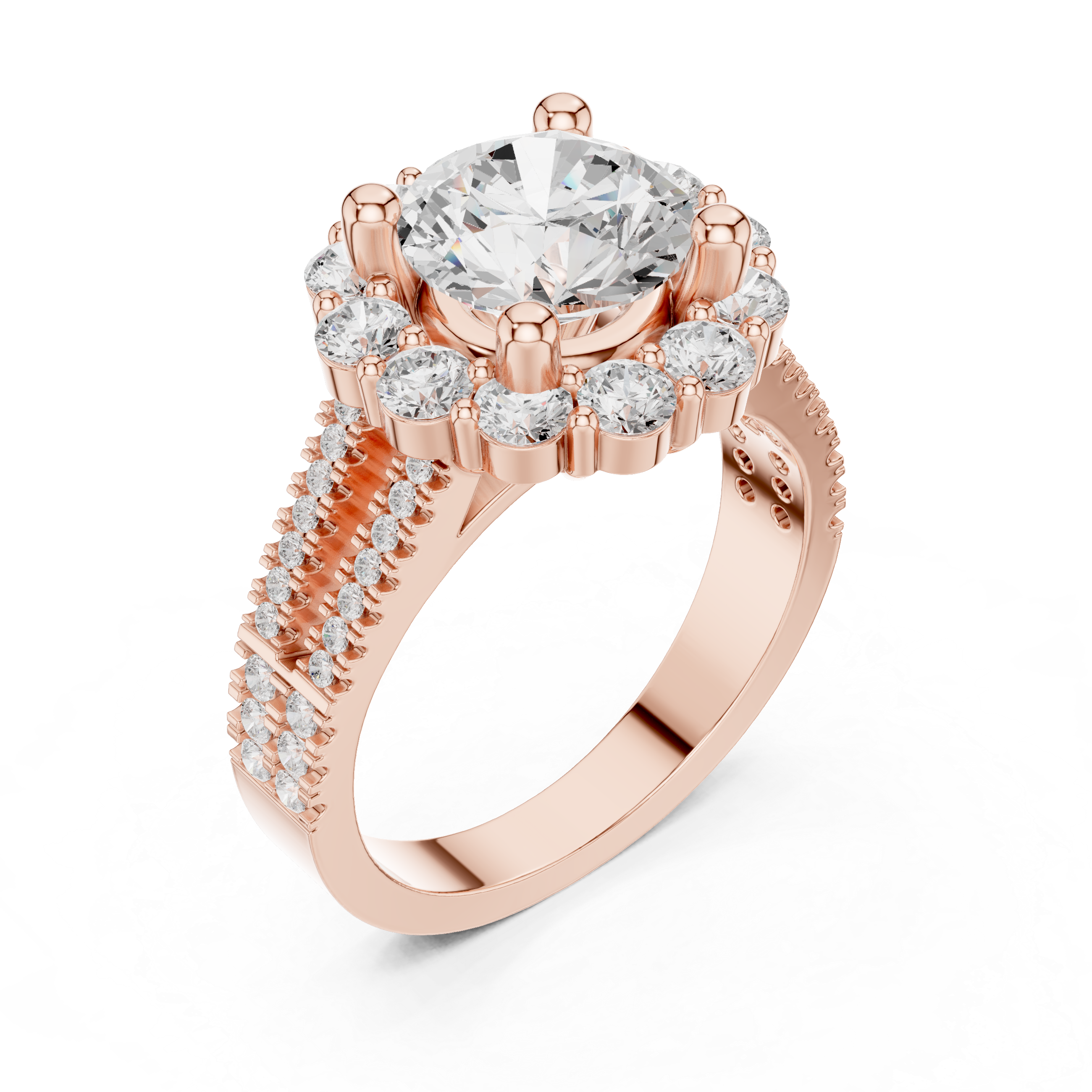 Highland Crest Lab Grown Diamond Channel Band