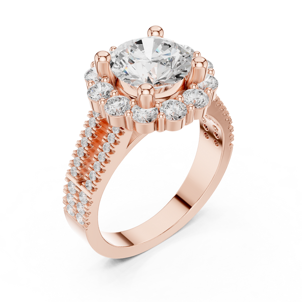 Highland Crest Lab Grown Diamond Channel Band