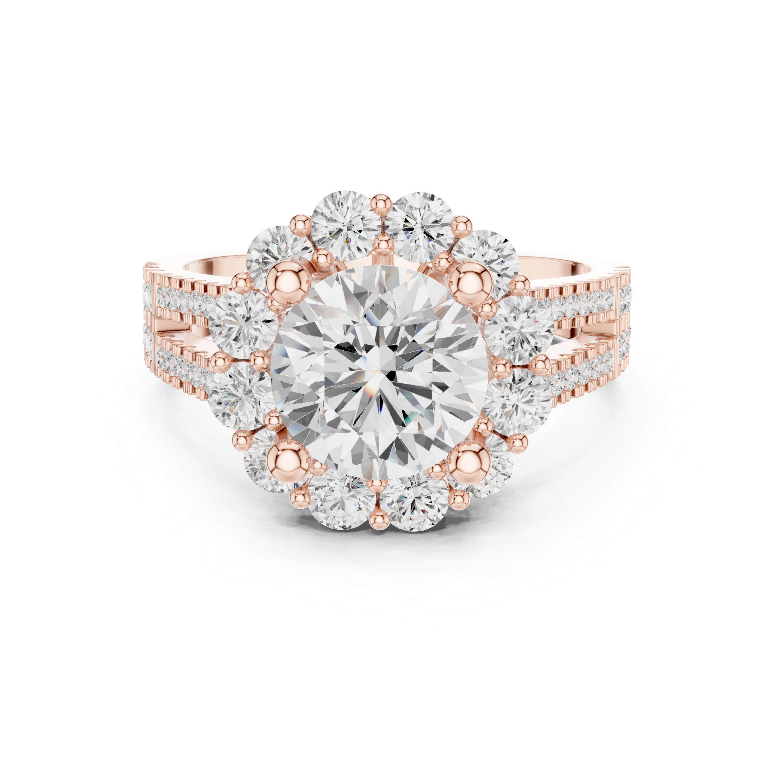 Highland Crest Lab Grown Diamond Channel Band