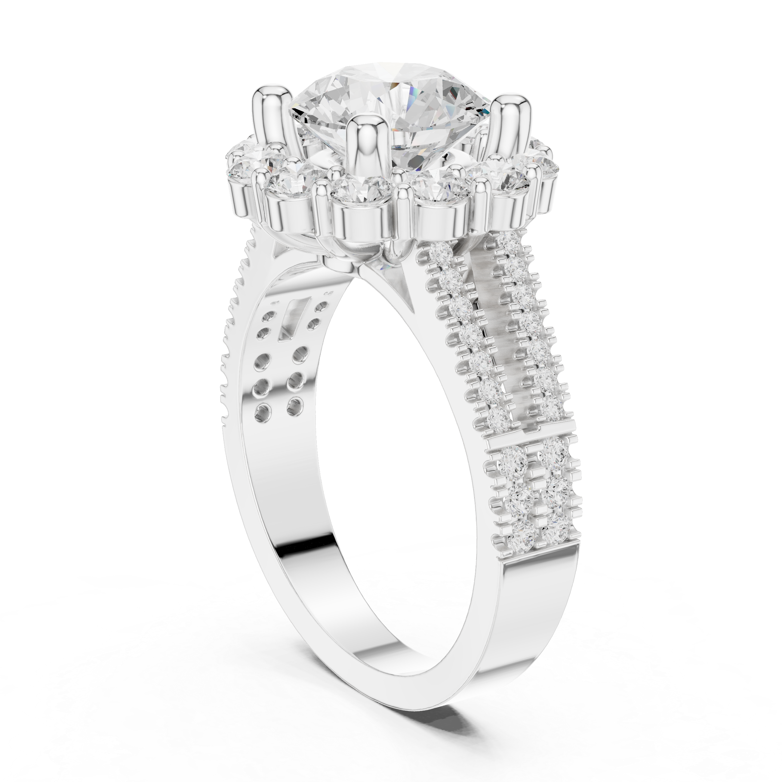 Highland Crest Lab Grown Diamond Channel Band