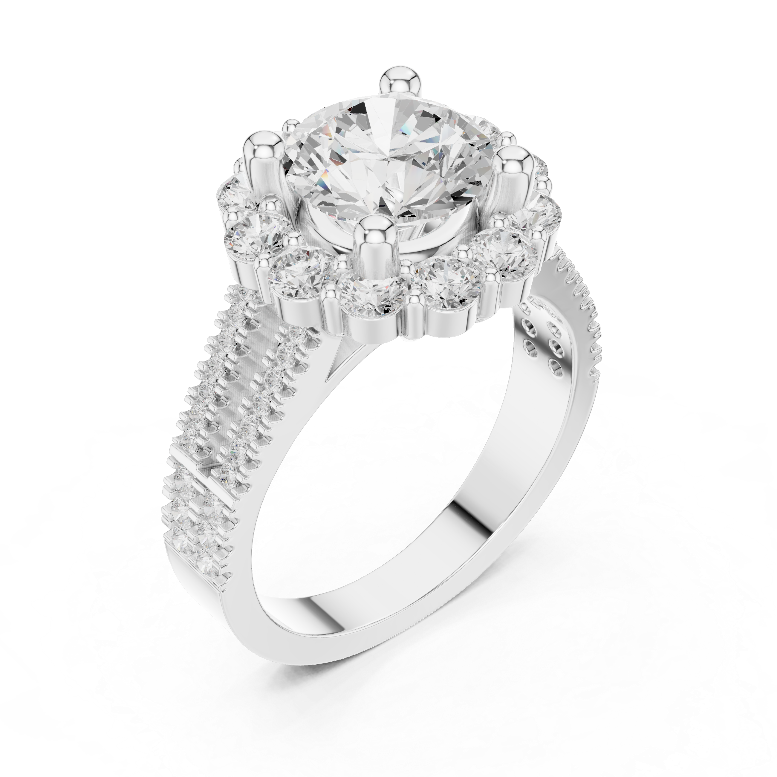 Highland Crest Lab Grown Diamond Channel Band