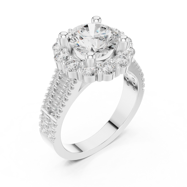 Highland Crest Lab Grown Diamond Channel Band