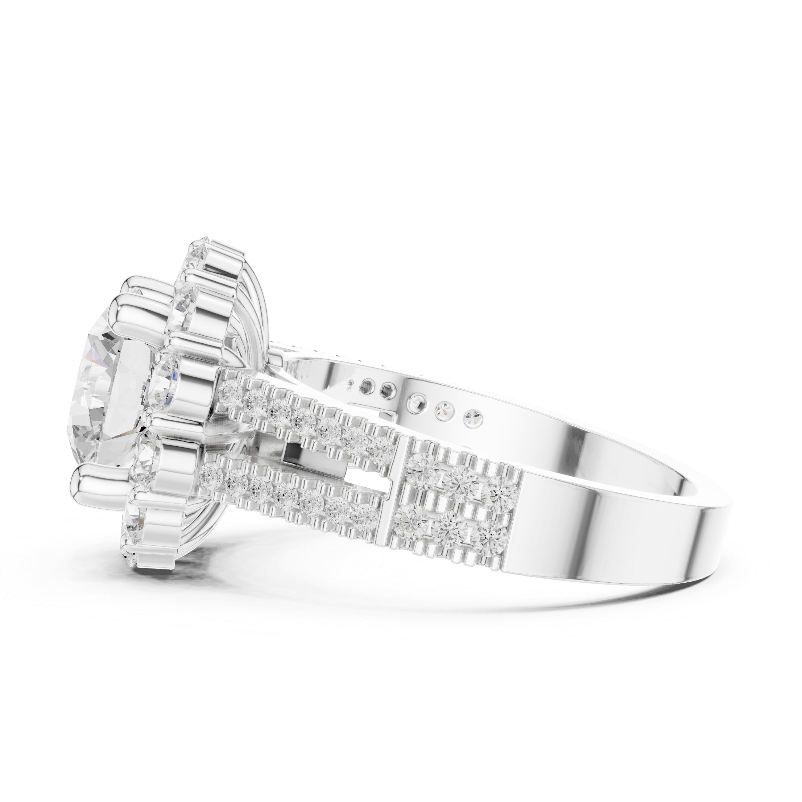 Highland Crest Lab Grown Diamond Channel Band