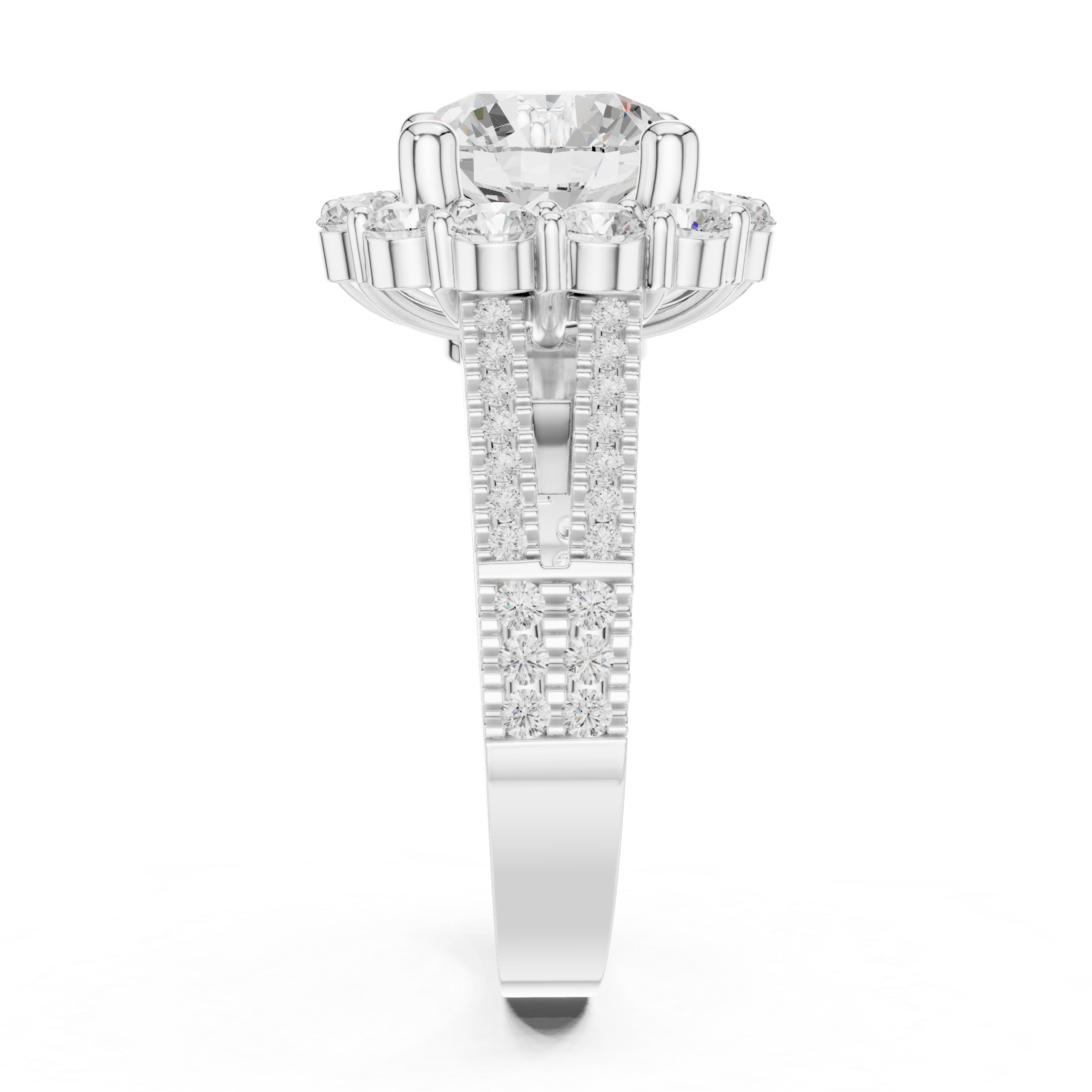 Highland Crest Lab Grown Diamond Channel Band