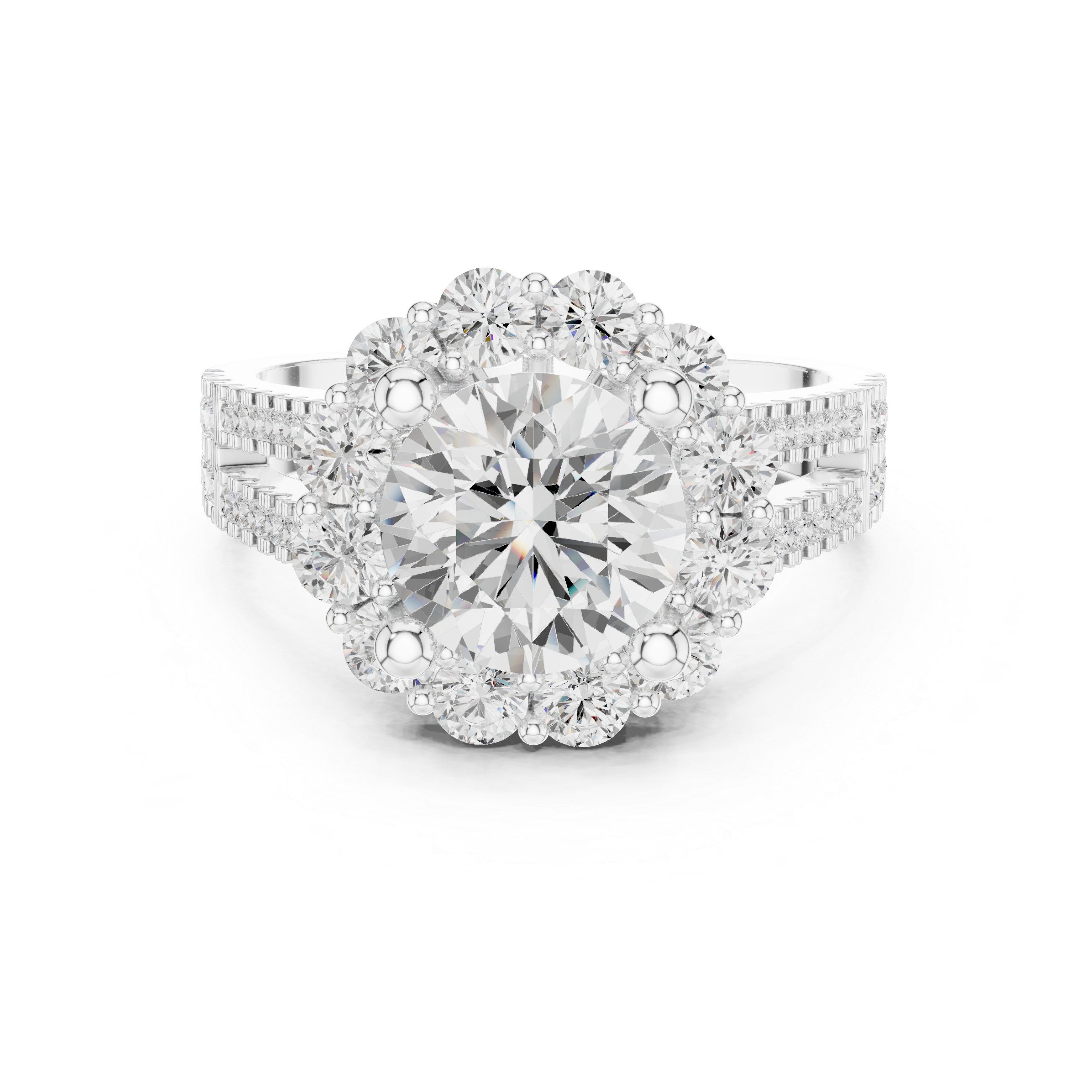 Highland Crest Lab Grown Diamond Channel Band