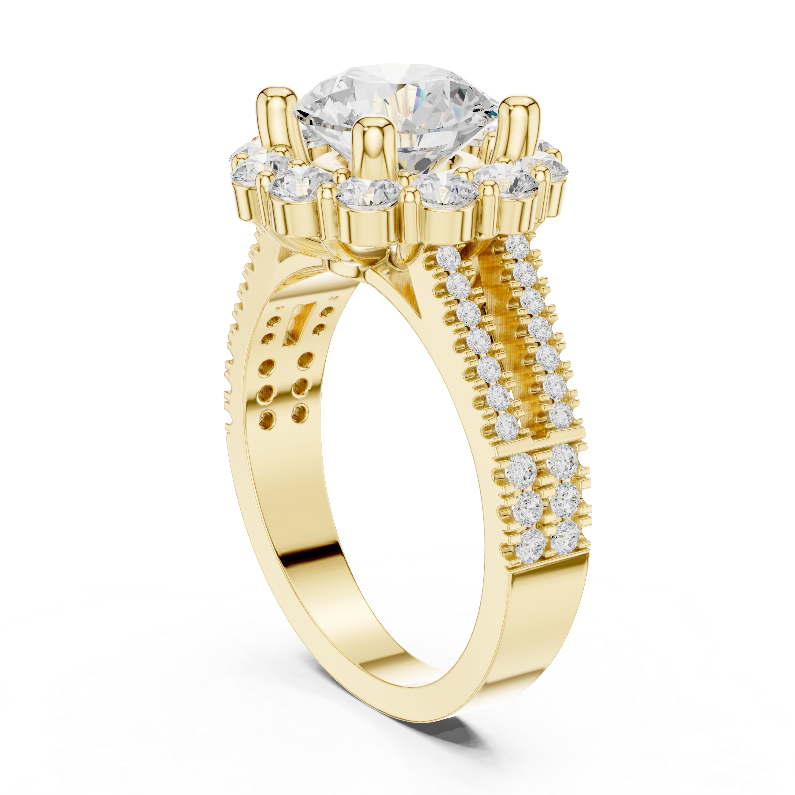 Highland Crest Lab Grown Diamond Channel Band
