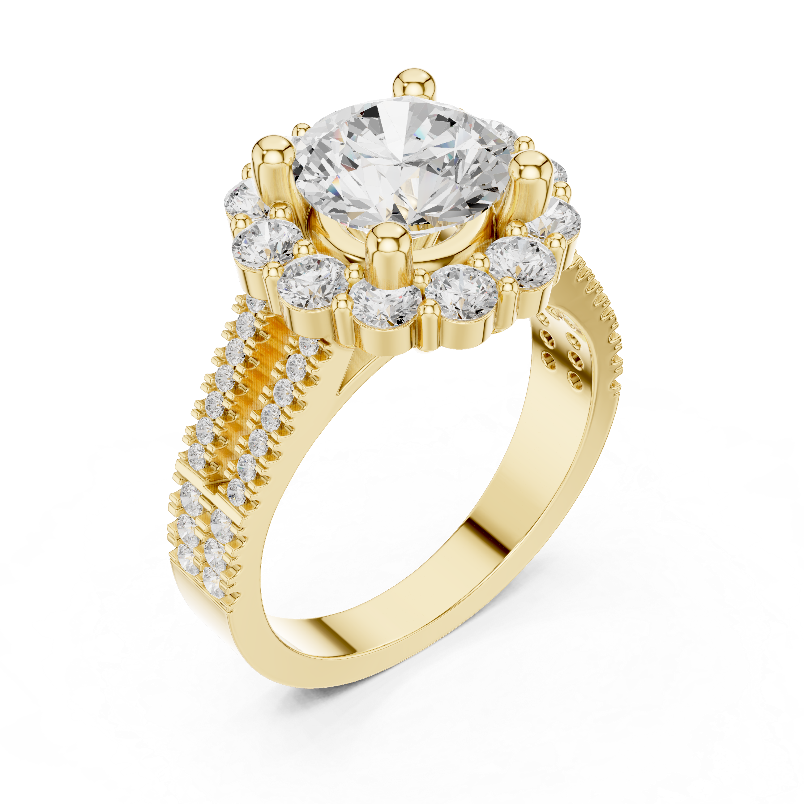 Highland Crest Lab Grown Diamond Channel Band